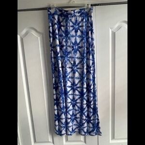 MICHAEL KORS Printed Maxi Skirt SMALL